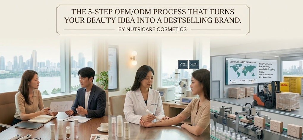The 5-Step OEM/ODM Process That Turns Your Beauty Idea Into a Bestselling Brand