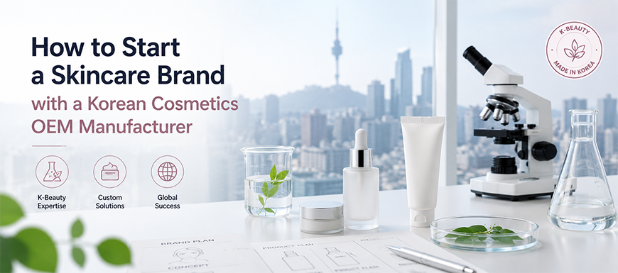 How to Start a Skincare Brand with a Korean Cosmetics OEM Manufacturer