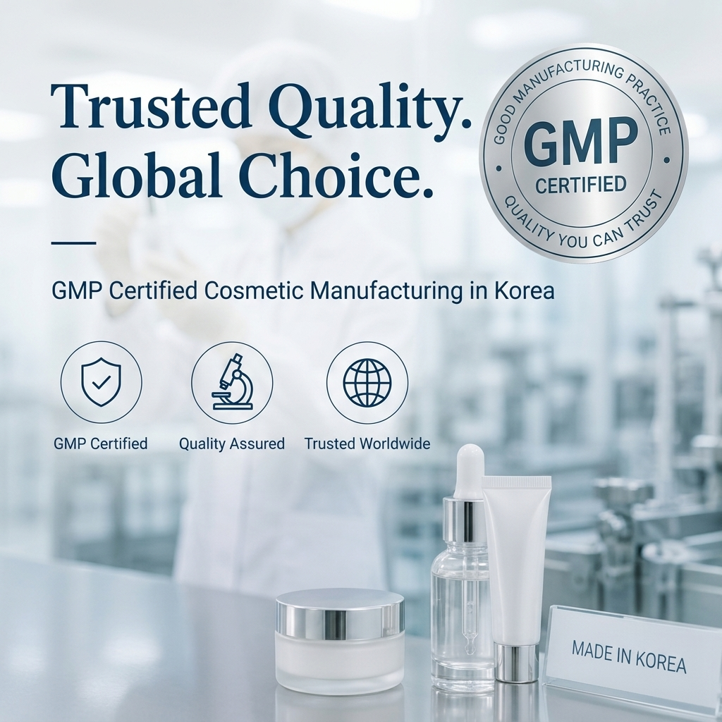 Why Global Brands Choose GMP Certified Cosmetics Manufacturers in Korea