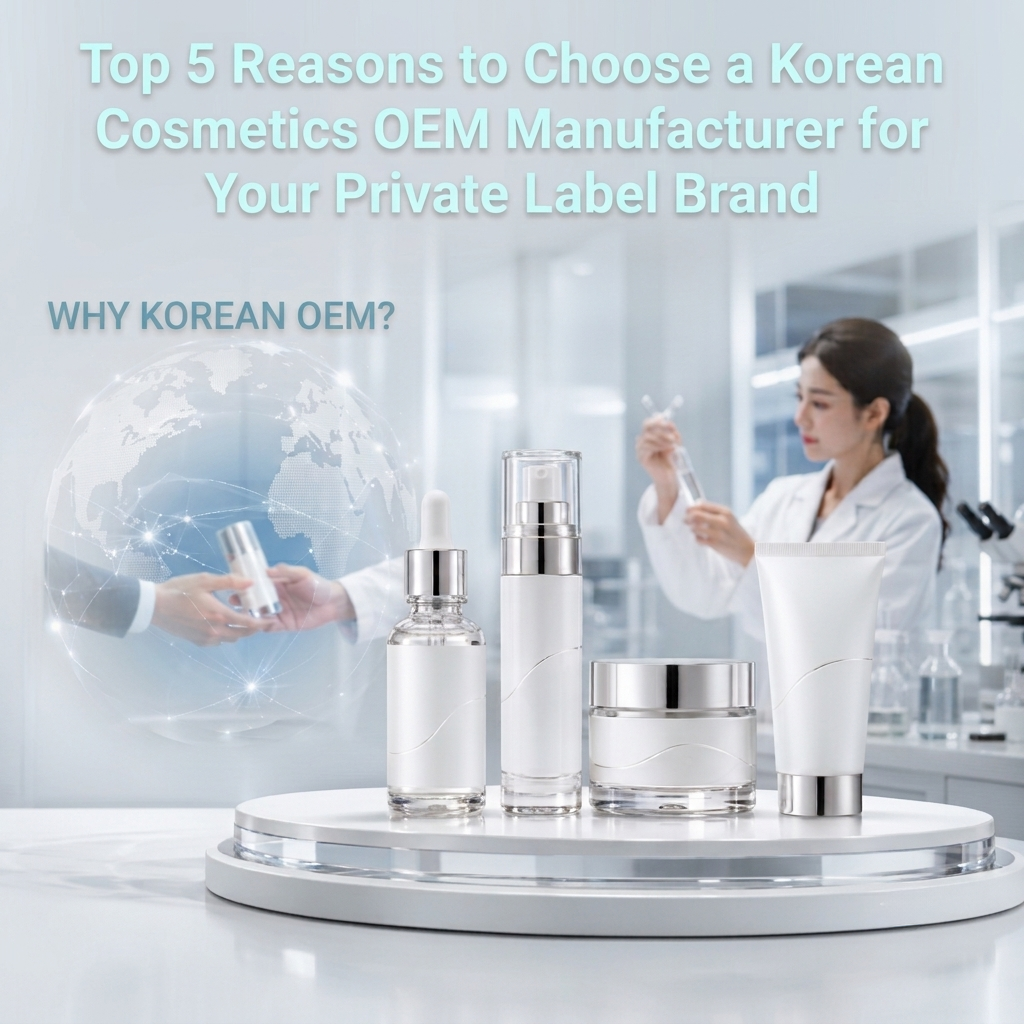 5 Reasons to Choose a Korean Cosmetics OEM Manufacturer
