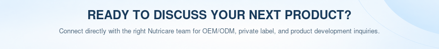 Contact Nutricare’s Health and Cosmetics teams for OEM ODM and private label inquiries